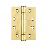 Ball Bearing Door Hinges Zoo Hardware 100 x 76mm Grade 13 PVD Brass per single 4.63